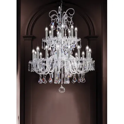 Zdjęcie Kryształowy żyrandol od włoskiego producenta Masiero