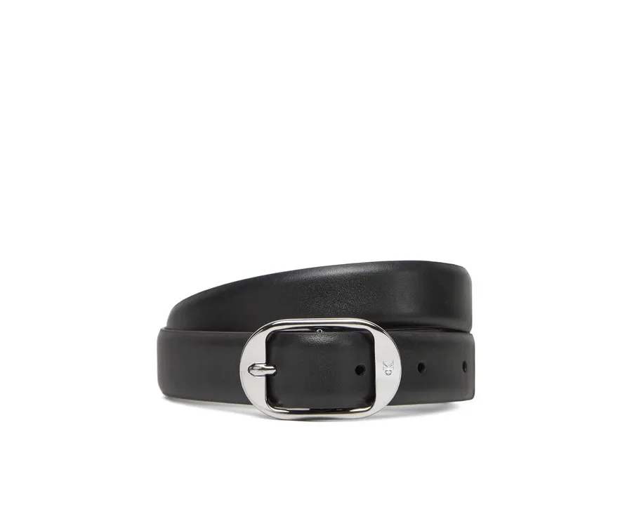 obrazek 1 Calvin Klein Pasek Damski Forged Pin Belt 25Mm LV04K7014G Czarny