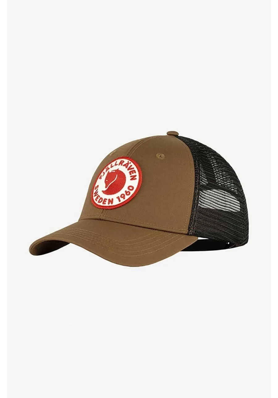 obrazek 1 Fjallraven czapka z daszkiem  1960 Logo kolor brązowy z aplikacją F78138-555