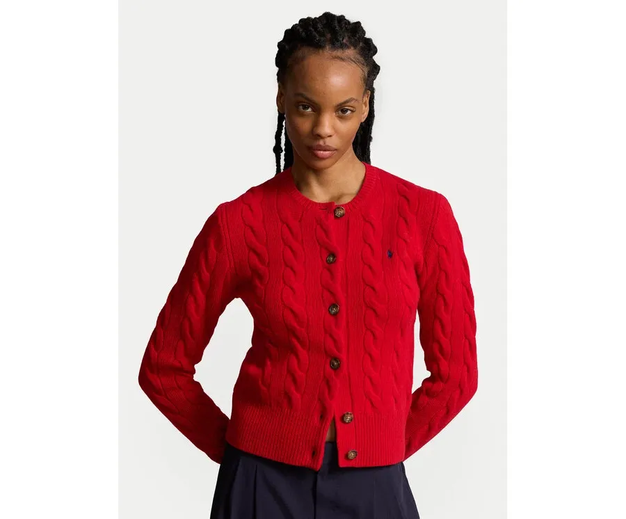 obrazek 1 Polo Ralph Lauren Kardigan 211910443017 Czerwony Regular Fit