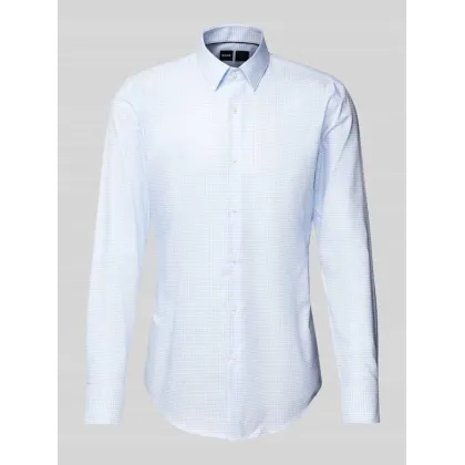 Zdjęcie Koszula biznesowa o kroju slim fit z listwą guzikową