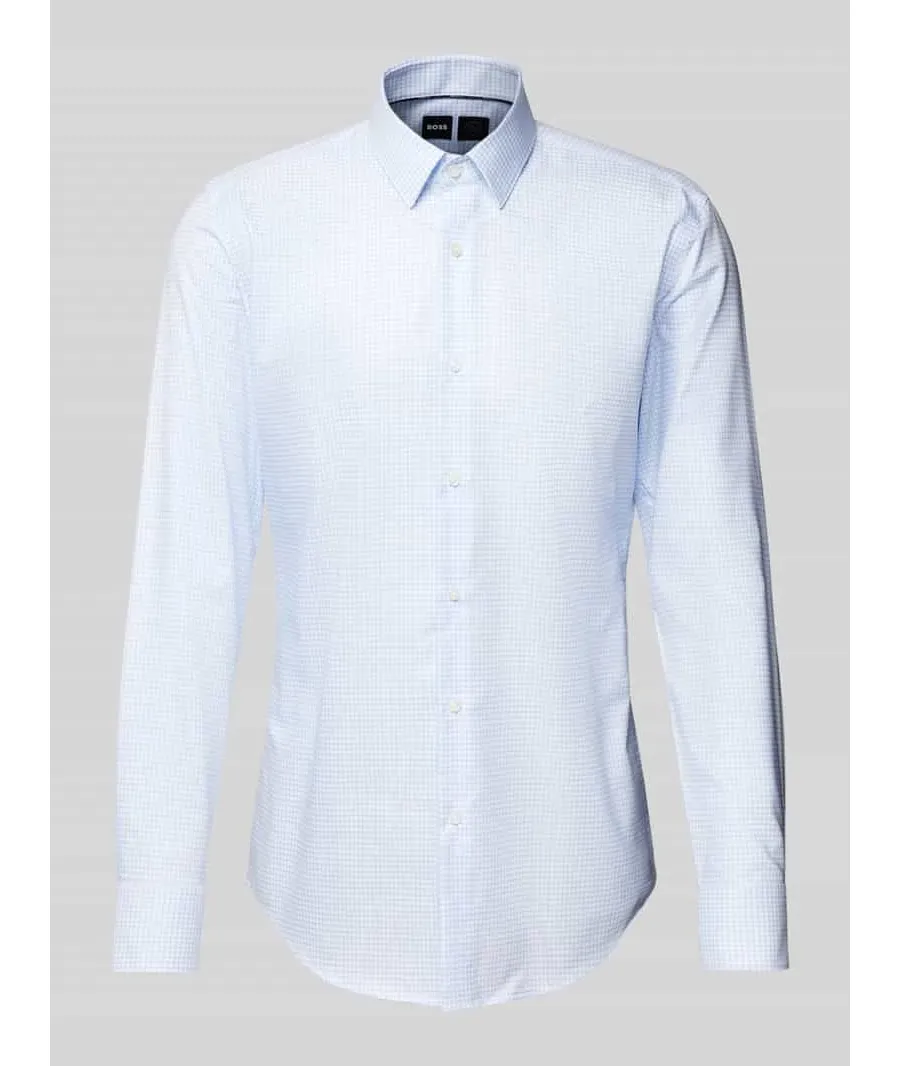 obrazek 1 Koszula biznesowa o kroju slim fit z listwą guzikową