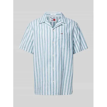 Zdjęcie Koszula casualowa o kroju regular fit z wzorem w paski