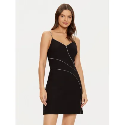 Zdjęcie Guess Sukienka koktajlowa W5RK52 KCML0 Czarny Slim Fit