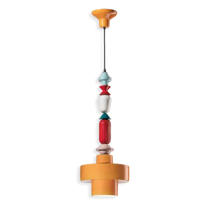 Zdjęcie Unikalna włoska lampa wisząca w stylu awangardowym