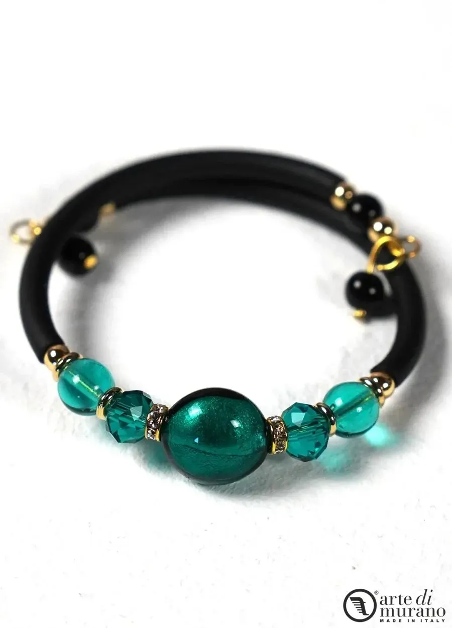 obrazek 1 Cudna bransoletka z koralikami Murano