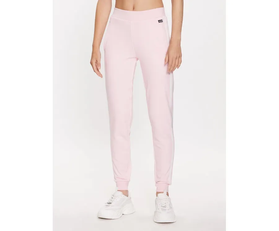 obrazek 1 Guess Spodnie dresowe Rosas V3YB20 KBV71 Różowy Regular Fit