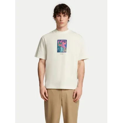 Zdjęcie Selected Homme T-Shirt Will 16097225 Écru Relaxed Fit