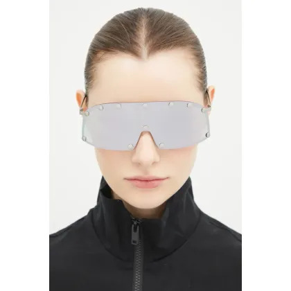 Zdjęcie Rick Owens okulary przeciwsłoneczne kolor srebrny RG0000001.GSILV