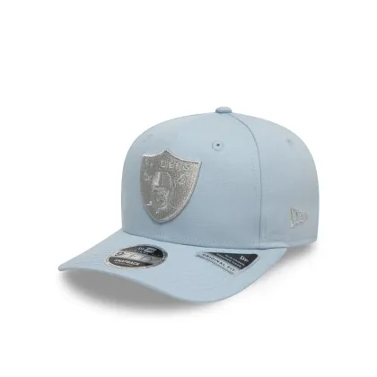 Zdjęcie New Era Czapka z daszkiem Las Vegas Raiders Metallic 9FIFTY 60595207 Błękitny