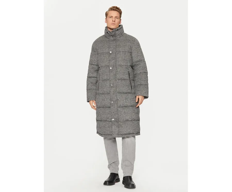 obrazek 1 Michael Kors Płaszcz zimowy CF4202FFF1 Szary Regular Fit