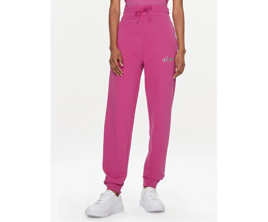 obrazek 1 Hugo Spodnie dresowe Easy 50509171 Różowy Relaxed Fit HUGO