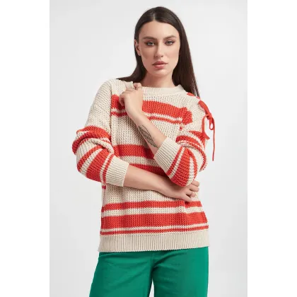 Zdjęcie Sweter w paski Vertigo WEEKEND MAX MARA Weekend Max Mara