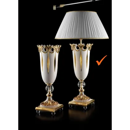 Zdjęcie Luksusowa ekskluzywna ceramiczna lampa