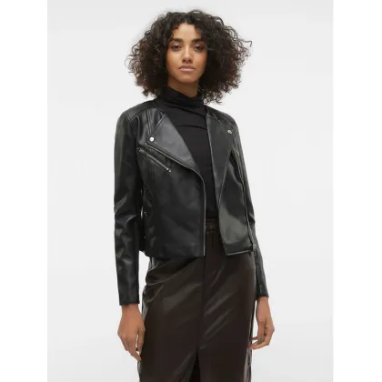 Zdjęcie Vero Moda Kurtka z imitacji skóry Riley 10302441 Czarny Slim Fit