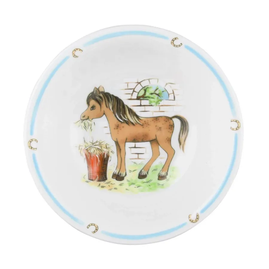 obrazek 2 Okrągła porcelanowa miska 16 cm z motywem pięknego kucyka - Seltmann Weiden