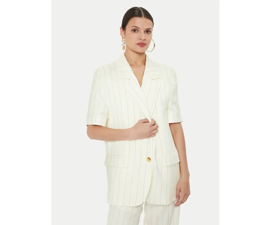 obrazek 1 ViCOLO Marynarka TB2699 Écru Regular Fit