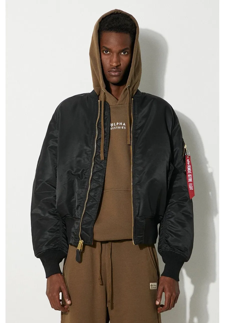 obrazek 1 Alpha Industries kurtka bomber MA-1 męski kolor czarny zimowa 100101.03