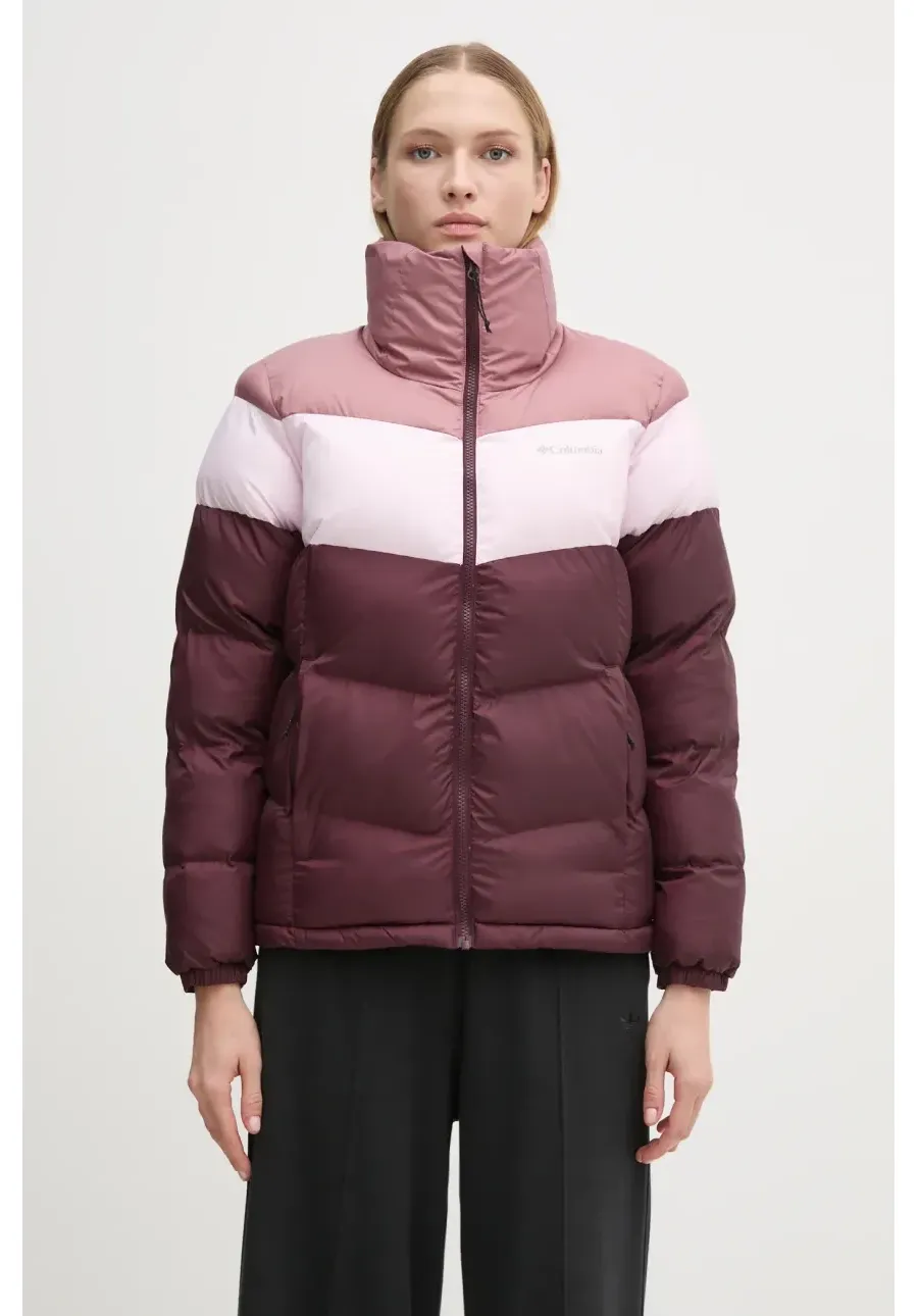 obrazek 1 Columbia kurtka Puffect Colorblock damska kolor bordowy zimowa 2088481
