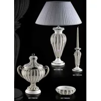 Zdjęcie Cudna biało-srebrna lampa z kolekcji Atena z Italii