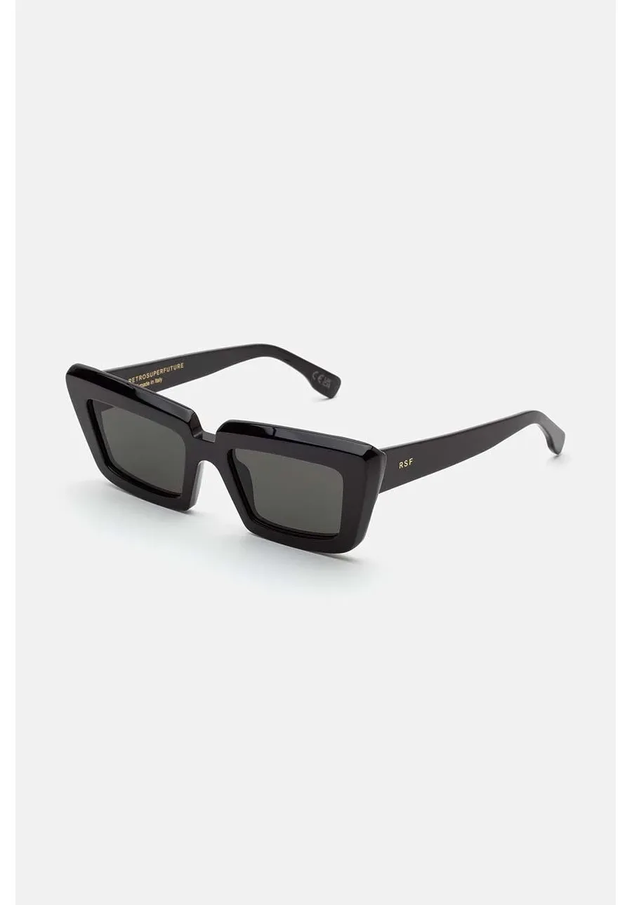 obrazek 1 Retrosuperfuture okulary przeciwsłoneczne Coccodrillo kolor czarny COCCODRILLO.2GS