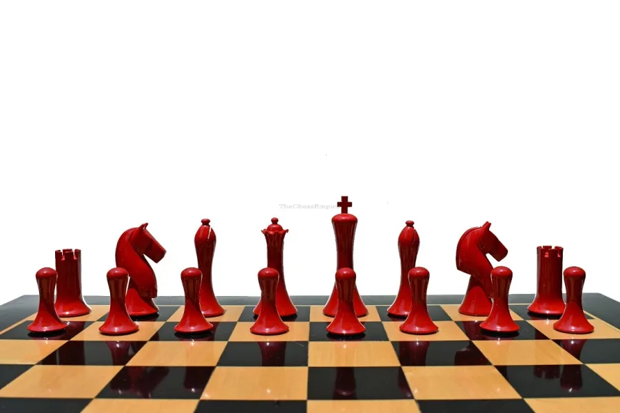 obrazek 5 Wykonane z drewna pionki do szachów - The Chess Empire