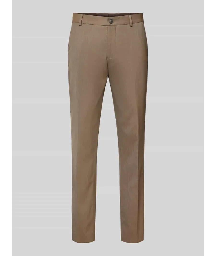 obrazek 1 Spodnie do garnituru o kroju regular fit z dodatkiem wiskozy model ‘NEIL’