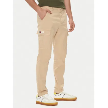 Zdjęcie Tommy Jeans Spodnie materiałowe Austin DM0DM19489 Beżowy Regular Fit