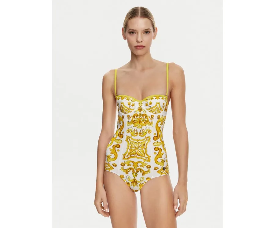obrazek 1 Dolce&Gabbana Strój kąpielowy O9A13J ONO19 Żółty