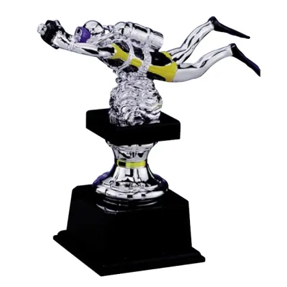 Zdjęcie Metaliczna figurka dla najlepszego nurka