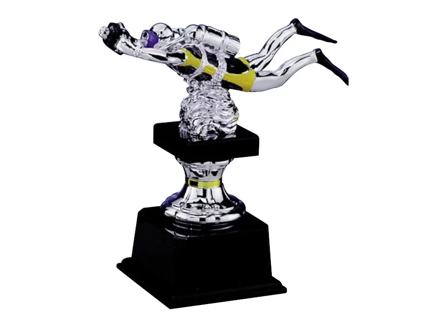 obrazek 1 Metaliczna figurka dla najlepszego nurka