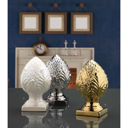 Picture Peculiar decorations in the shape of pine cones