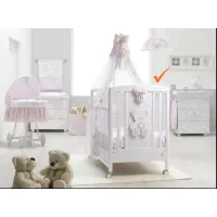 Zdjęcie Wyśmienite różowe łóżeczko niemowlęce - Italbaby