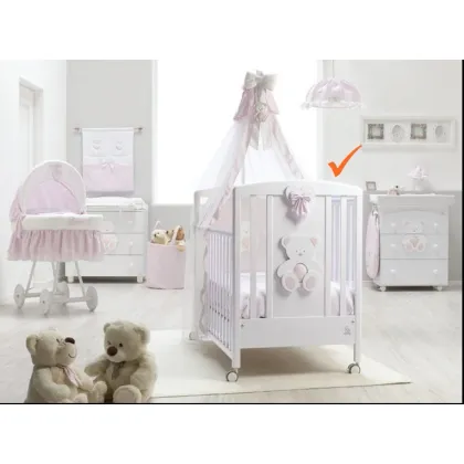 Zdjęcie Wyśmienite różowe łóżeczko niemowlęce - Italbaby