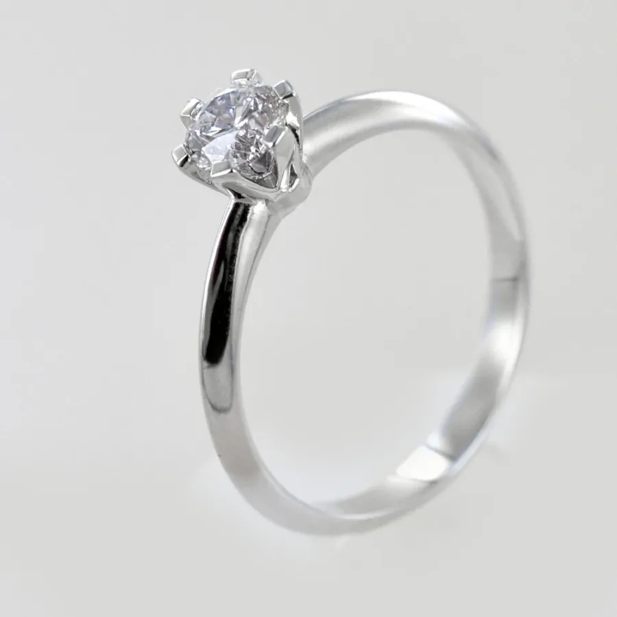obrazek 5 Pierścionek Solitaire Crown z diamentem
