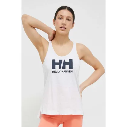 Zdjęcie Helly Hansen top bawełniany kolor szary 33838-002