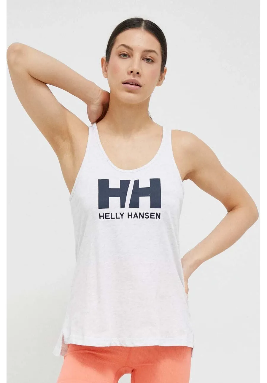 obrazek 1 Helly Hansen top bawełniany kolor szary 33838-002