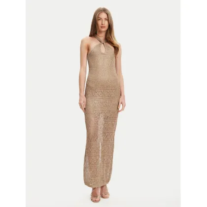 Zdjęcie Guess Sukienka dzianinowa W5YK48 Z37G0 Beżowy Slim Fit