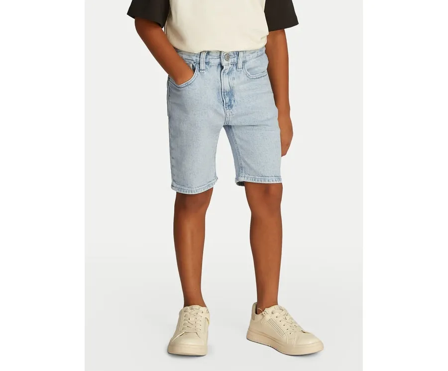 obrazek 1 Calvin Klein Jeans Szorty jeansowe IB0IB02432 Niebieski Regular Fit