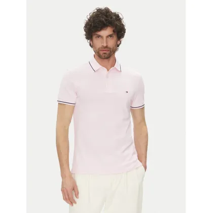 Zdjęcie Tommy Hilfiger Polo MW0MW39993 Różowy Slim Fit
