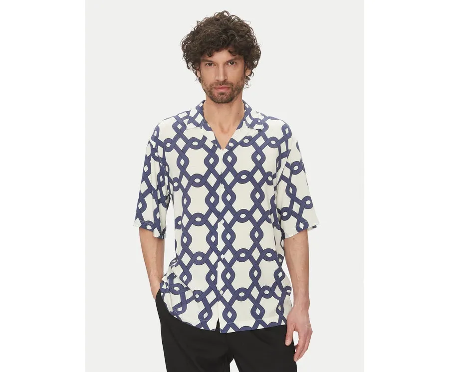 obrazek 1 Selected Homme Koszula 16088360 Granatowy Relaxed Fit