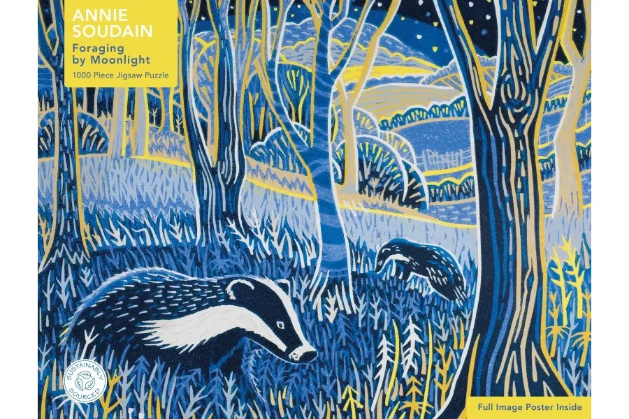 obrazek 1 Puzzle dla dorosłych Annie Soudain: plądrowanie przy świetle księżyca - Flame Tree Publishing