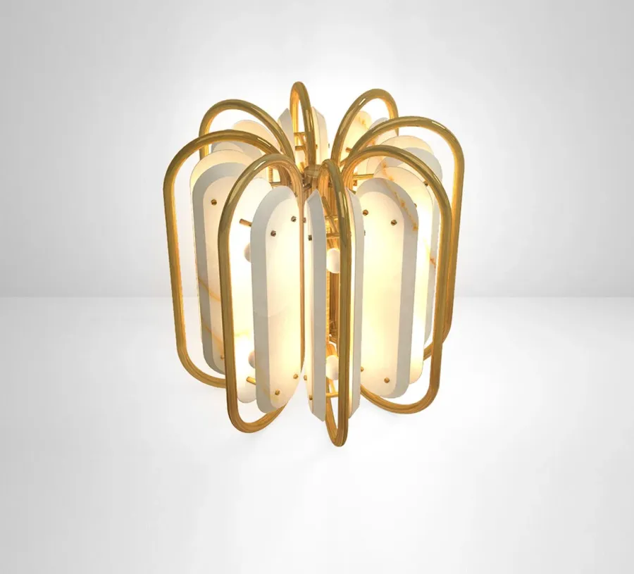 obrazek 3 Luksusowa lampa stojąca do salonu – Muranti