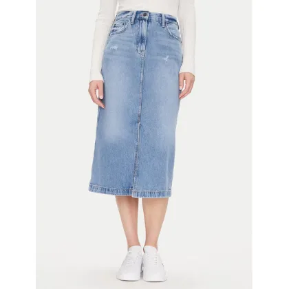 Zdjęcie Tommy Jeans Spódnica jeansowa Claire Midi Skirt Bi8036 DW0DW21292 Niebieski Regular Fit