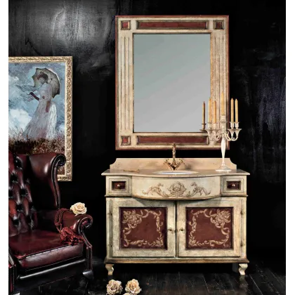 Zdjęcie Stylowe drewniane meble do łazienki - Interiors Italia