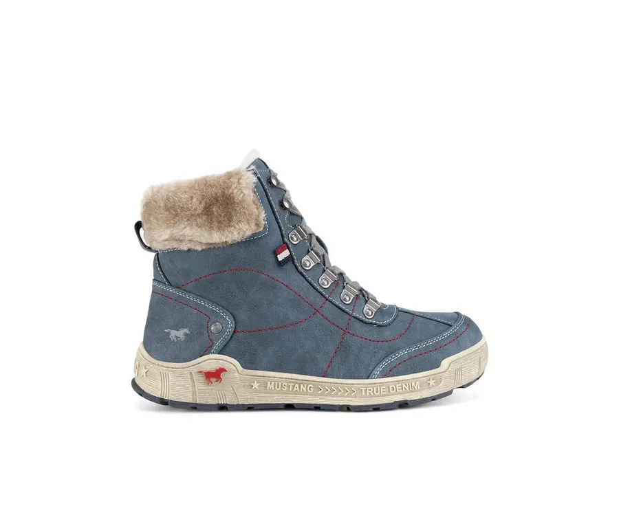 obrazek 1 Mustang Botki 1290-607 Niebieski