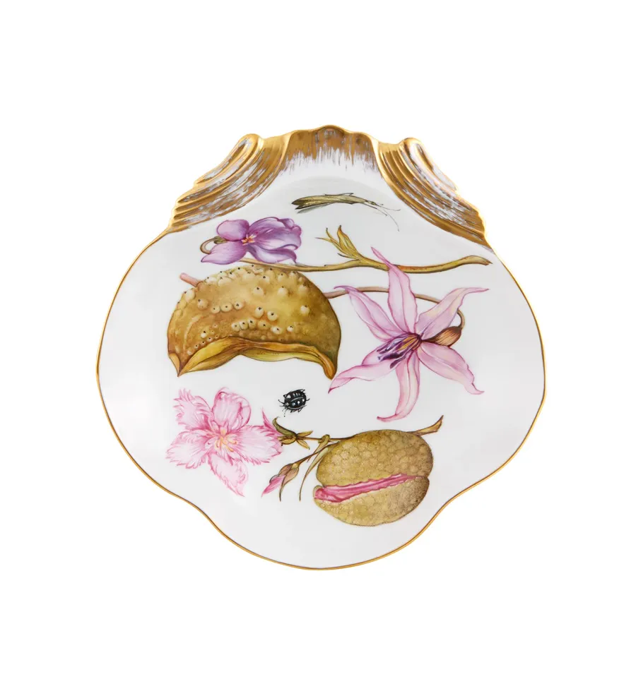 obrazek 1 Porcelanowa orientalna muszla Wilcza roślina z kolekcji Natura - Vista Alegre