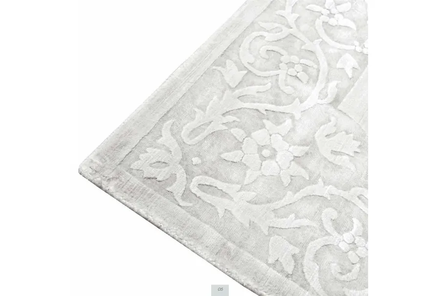 obrazek 3 Abstrakcyjny dywan w kolorze szarym - dziki jedwab - Sartori Rugs