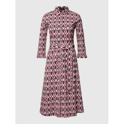 Zdjęcie Sukienka koszulowa ze wzorem na całej powierzchni