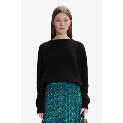 Zdjęcie A.P.C. sweter wełniany Christy damski kolor czarny WOAOH.F23147-OFF